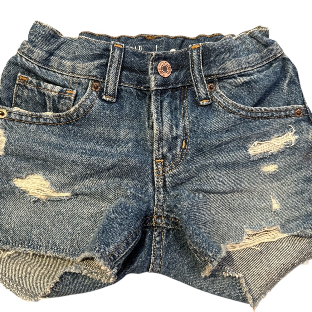 Denim Distressed Girl’s Shorts